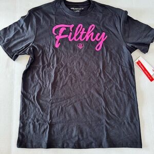 BSBL Lifestyle 101 Apparel “ Filthy” Baseball Graphic T shirt Size large
